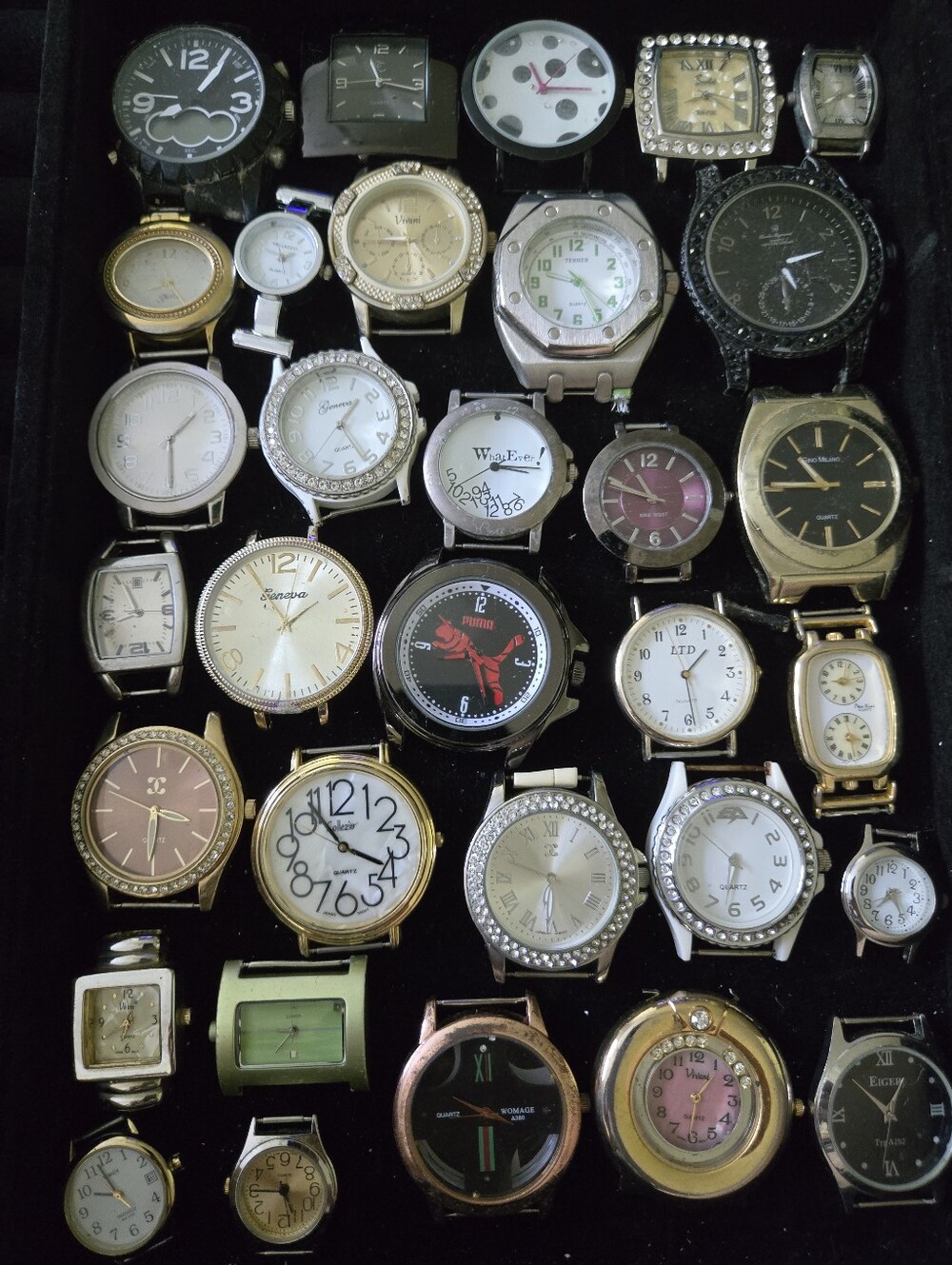 Watch Parts Craft Repair Broken Repurpose Vintage Fair Condition As Is Lot 1H